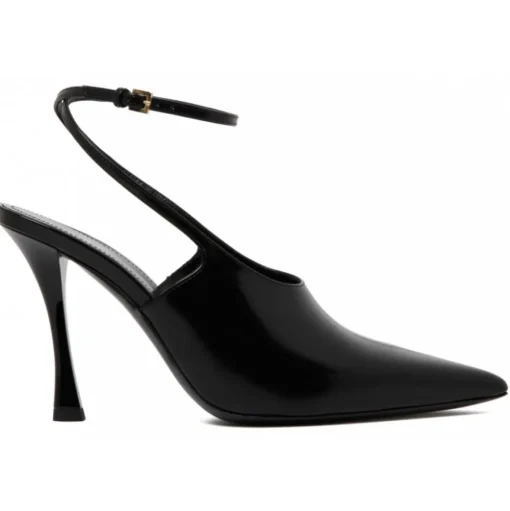 Givenchy - Black Show Slingbacks - Givenchy Exclusive Luxury Collection - Avvenice