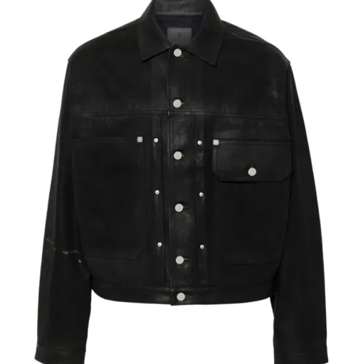 Givenchy - Coated Denim Jacket - Givenchy Exclusive Luxury Collection - Avvenice