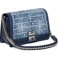 Givenchy - 4G Multicarry Medium Denim Bag - Givenchy Exclusive Luxury Collection - Avvenice