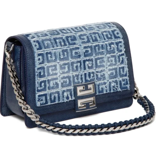 Givenchy - 4G Multicarry Medium Denim Bag - Givenchy Exclusive Luxury Collection - Avvenice