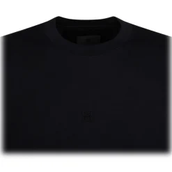 Givenchy - 4G-Embroidered Cotton T-Shirt - Givenchy Exclusive Luxury Collection - Avvenice