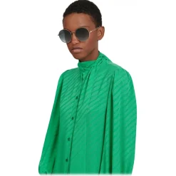 Givenchy - GV Double Wire Round Sunglasses - Gray - Sunglasses - Givenchy Eyewear - Avvenice