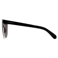 Givenchy - GV Squared Oversized Sunglasses in Acetate and Metal - Black - Sunglasses - Givenchy Eyewear - Avvenice