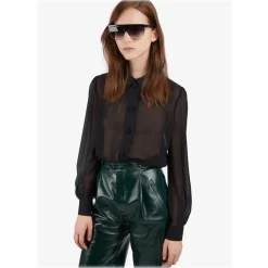 Givenchy - GV Squared Oversized Sunglasses in Acetate and Metal - Black - Sunglasses - Givenchy Eyewear - Avvenice