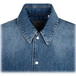 Givenchy - Indigo Blue Denim Vest - Givenchy Exclusive Luxury Collection - Avvenice