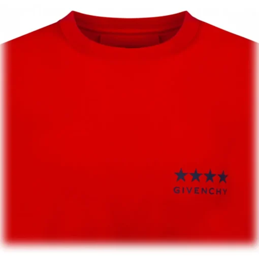 Givenchy - Red 4G T-Shirt - Givenchy Exclusive Luxury Collection - Avvenice