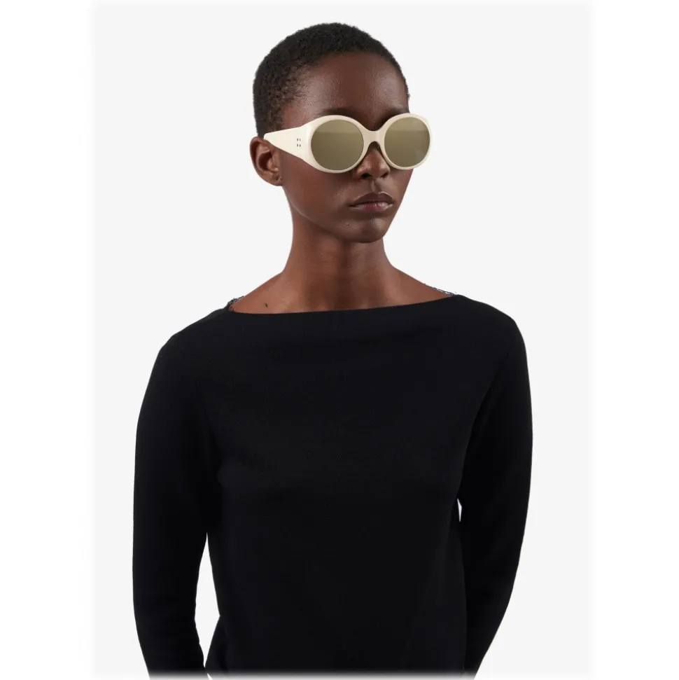 Givenchy - Sunglasses Round 4G Square - Ivory - Sunglasses - Givenchy Eyewear - Avvenice