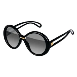 Givenchy - Sunglasses Round Oversize Silhouette in Optyl - Black - Sunglasses - Givenchy Eyewear - Avvenice
