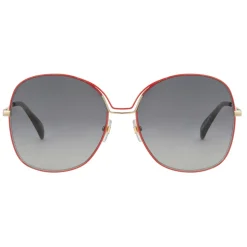 Givenchy - Sunglasses Two Tone GV Bow in Metal - Gold Red - Sunglasses - Givenchy Eyewear - Avvenice