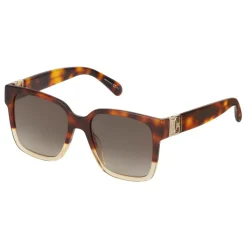 Givenchy - Sunglasses Two Tone GV3 Square in Acetate - Havanna Honey Brown - Sunglasses - Givenchy Eyewear - Avvenice