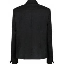Givenchy - Virgin Wool Grey Melange Short Jacket - Givenchy Exclusive Luxury Collection - Avvenice