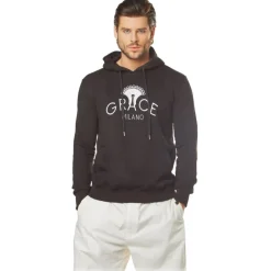Grace - Grazia di Miceli - Men's Dorian Hooded Sweatshirt - Luxury Collection - Made in Italy - High Quality - Avvenice