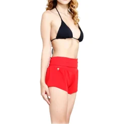 Grace - Grazia di Miceli - Red "Lincoln Road" Women's Shorts - Luxury Collection - Made in Italy - High Quality - Avvenice