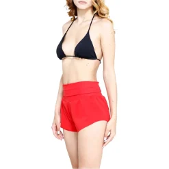 Grace - Grazia di Miceli - Red "Lincoln Road" Women's Shorts - Luxury Collection - Made in Italy - High Quality - Avvenice