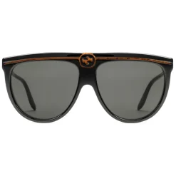Gucci - Aviator Acetate Sunglasses - Black - Gucci Eyewear - Avvenice
