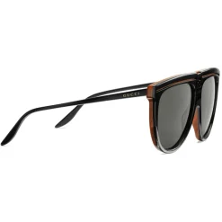 Gucci - Aviator Acetate Sunglasses - Black - Gucci Eyewear - Avvenice
