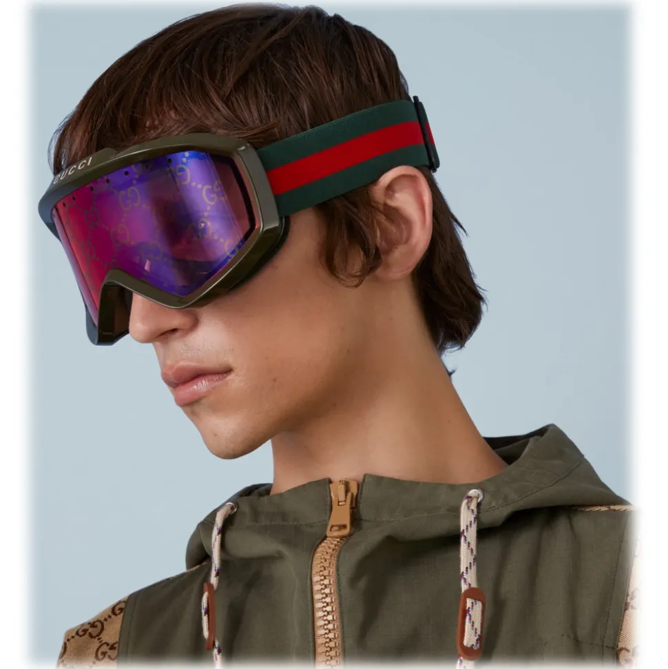 Gucci - Ski Goggles - Green Red - Gucci Eyewear - Avvenice