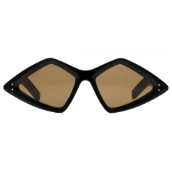 Gucci - Sunglasses with Diamond Frame - Glossy Black - Gucci Eyewear - Avvenice