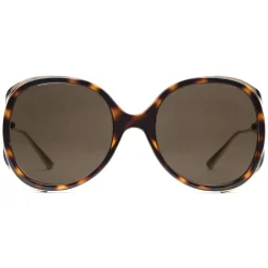 Gucci - SunglassesRound Injection Sunglasses - Tortoise Injection Frame - Gucci Eyewear - Avvenice