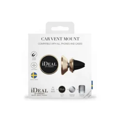 iDeal of Sweden - Car Vent Mount Universal - Gold - iPhone - Samsung - Phone Holders & Magnetic Mounts - Avvenice