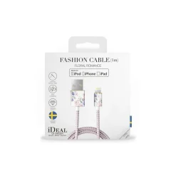 iDeal of Sweden - Fashion Cable - Floral Romance - iPhone - Apple - Lightning MFI Certified by Apple - New Fashion Collection - Avvenice