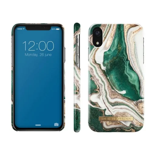 iDeal of Sweden - Fashion Case Cover - Golden Jade Marble - iPhone XR - iPhone Case - New Fashion Collection - Avvenice