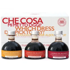 Il Borgo del Balsamico - The Condiment of The Borgo - The Tris - The Bauletto - The Classics - Balsamic Vinegar of The Borgo - Avvenice