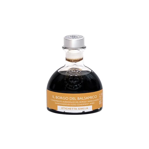 Il Borgo del Balsamico - The Condiment of The Borgo - Yellow Label - Balsamic Vinegar of The Borgo - 100 ml - Avvenice