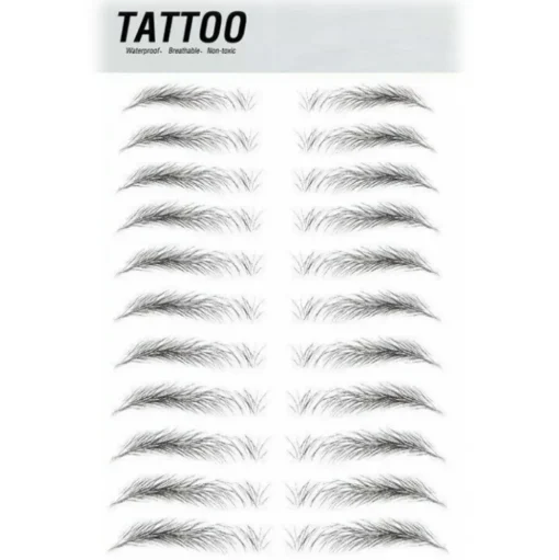 Instalash - Eyebrow Tattoos - False Eyebrows Stickers x 10 - Eyes - Professional Make Up - Avvenice