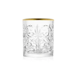 Ivana Ciabatti - Gold Glass - 6 Pack - Gold Limited Edition - Precious Glass - Handmade in Italy - Home Luxury - Avvenice