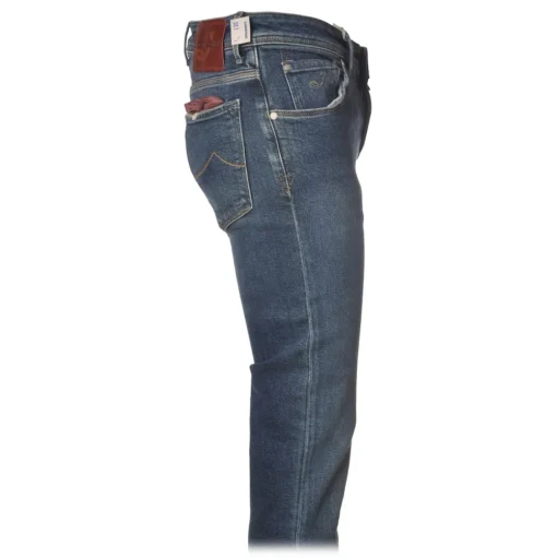 Jacob Cohën - 5 Pockets Jeans Slim Fit - Medium Denim - Trousers - Made in Italy - Luxury Exclusive Collection - Avvenice