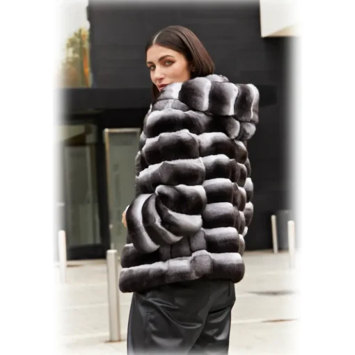 Jade Montenapoleone - Amanda Chinchilla Jacket - Fur Coat - Luxury Exclusive Collection - Avvenice