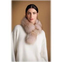 Jade Montenapoleone - Anastasia Scarf - Fur Coat - Luxury Exclusive Collection - Avvenice