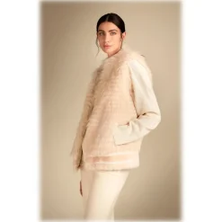 Jade Montenapoleone - Vivienne Vest - Fur Coat - Luxury Exclusive Collection - Avvenice