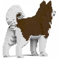 Jekca - Alaskan Malamute 01S-M02 - Lego - Sculpture - Construction - 4D - Brick Animals - Toys - Avvenice