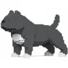 Jekca - American Bully 01-M03 - Big - Lego - Sculpture - Construction - 4D - Brick Animals - Toys - Avvenice