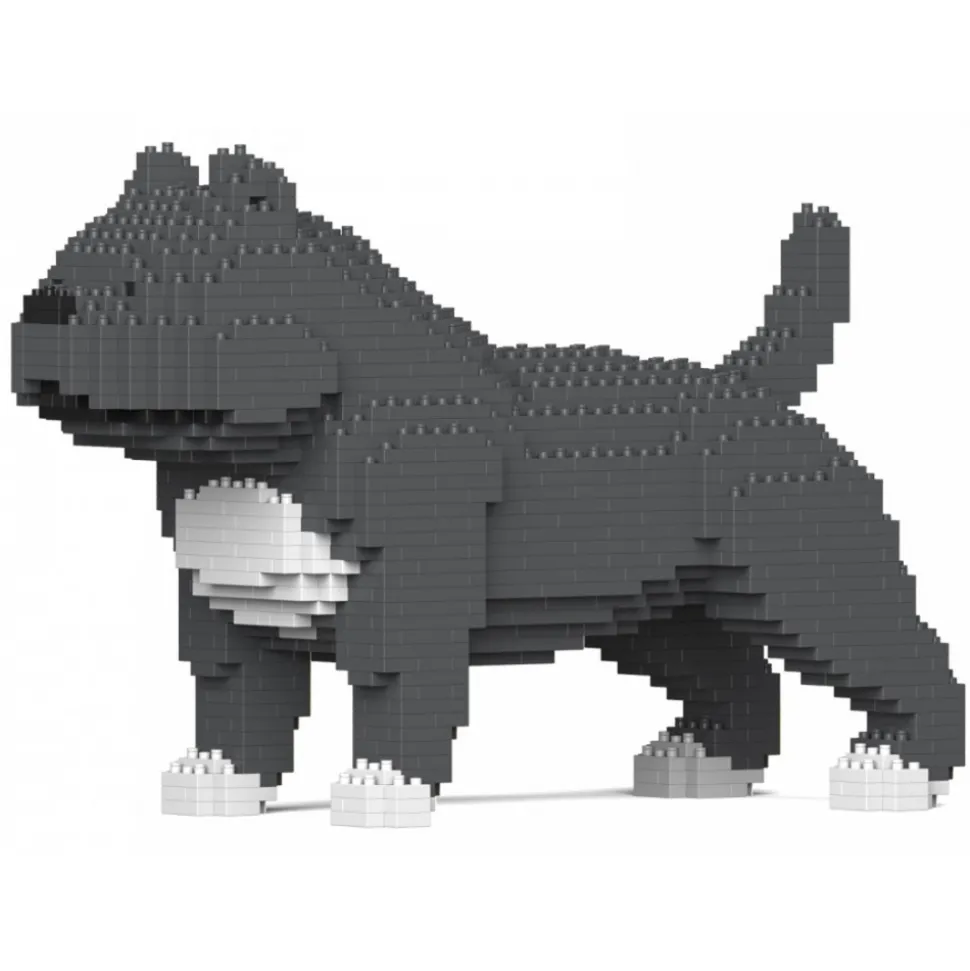 Jekca - American Bully 01-M03 - Big - Lego - Sculpture - Construction - 4D - Brick Animals - Toys - Avvenice