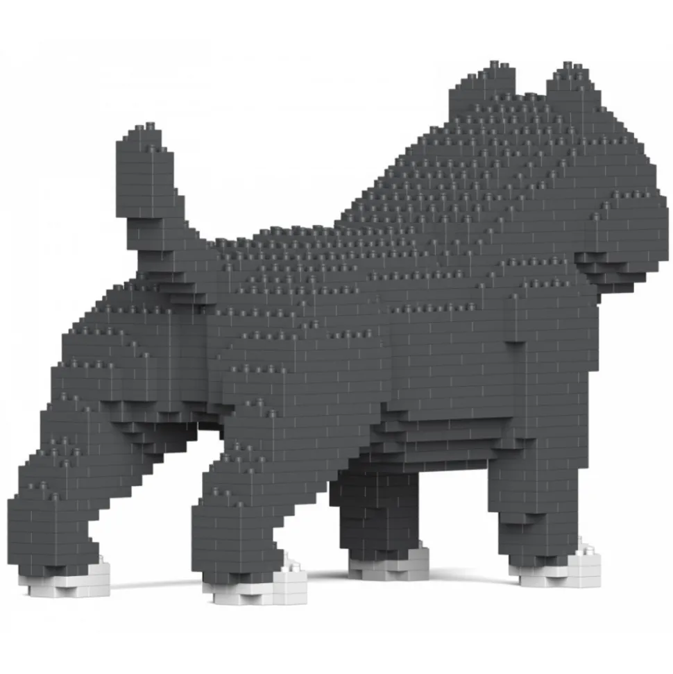 Jekca - American Bully 01-M03 - Big - Lego - Sculpture - Construction - 4D - Brick Animals - Toys - Avvenice