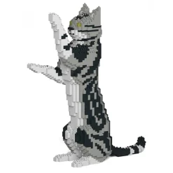 Jekca - American Shorthair Cat 05S-M01 - Lego - Sculpture - Construction - 4D - Brick Animals - Toys - Avvenice