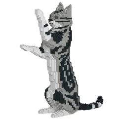 Jekca - American Shorthair Cat 05S-M01 - Lego - Sculpture - Construction - 4D - Brick Animals - Toys - Avvenice
