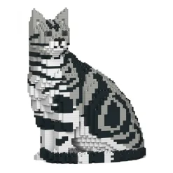 Jekca - American Shorthair Cat 01S-M01 - Lego - Sculpture - Construction - 4D - Brick Animals - Toys - Avvenice