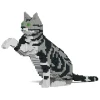 Jekca - American Shorthair Cat 03S-M01 - Lego - Sculpture - Construction - 4D - Brick Animals - Toys - Avvenice