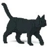Jekca - American Shorthair - Black - Cat - 07S-M02 - Lego - Sculpture - Construction - 4D - Brick Animals - Toys - Avvenice