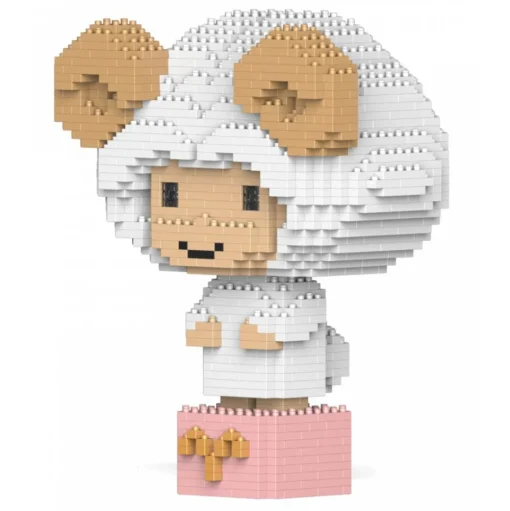 Jekca - Aries 01 - Big - Lego - Sculpture - Construction - 4D - Brick Animals - Toys - Avvenice