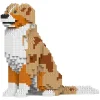 Jekca - Australian Shepherd 01-M02 - Big - Lego - Sculpture - Construction - 4D - Brick Animals - Toys - Avvenice