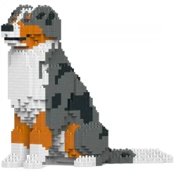 Jekca - Australian Shepherd 01-M01B - Big - Lego - Sculpture - Construction - 4D - Brick Animals - Toys - Avvenice
