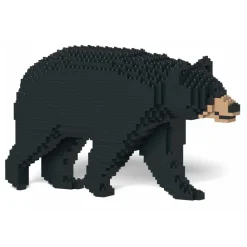 Jekca - Black Bear 01S - Lego - Sculpture - Construction - 4D - Brick Animals - Toys - Avvenice