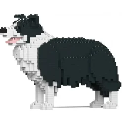 Jekca - Border Collie 01-M01 - Big - Lego - Sculpture - Construction - 4D - Brick Animals - Toys - Avvenice