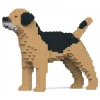 Jekca - Border Terrier 01S-M01 - Lego - Sculpture - Construction - 4D - Brick Animals - Toys - Avvenice