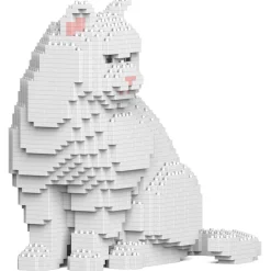 Jekca - British Shorthair Cat 01S-M02 - Lego - Sculpture - Construction - 4D - Brick Animals - Toys - Avvenice